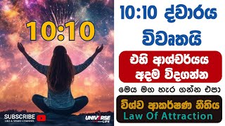 1010 Method  ද්වාරයේ ආශ්චර්යය අදම විදගන්න  Law Of Attraction Sinhala [upl. by Cad]