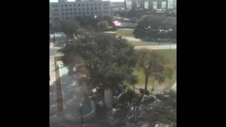 Dealey Plaza JFK parade route Houston and Elm [upl. by Craggie115]