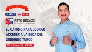 ✅ CLASE 2  RETO BECA 2023 Becas completas del Gobierno Turco Turkiye Scholarships [upl. by Seale]