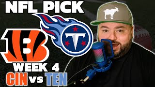 Bengals vs Titans Week 4 NFL Picks  Kyle Kirms Predictions  The Sauce Network [upl. by Halliday530]