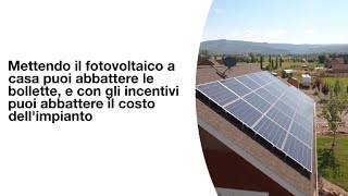 Il fotovoltaico conviene [upl. by Anwahsad]