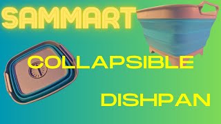 SAMMART Collapsible Dishpan Review [upl. by Daisy]