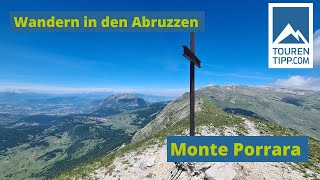 Abruzzen Wanderung Monte Porrara  tourentippcom [upl. by Dougie468]