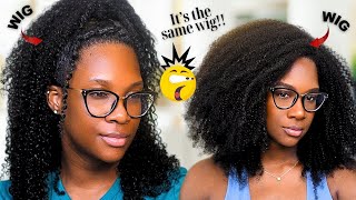 1 Wig 3 Curl Patterns 3 Gorgeous Hairstyles 🌟HerGivenHair Unboxing amp Stylingnaturalhair [upl. by Alyssa]