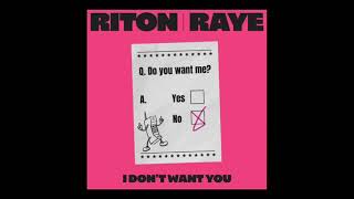 I Don’t Want You RAYE Riton Acapella [upl. by Petulia289]