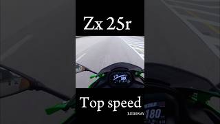 Kawasaki Ninja Zx25r top speed shorts [upl. by Ydennek]