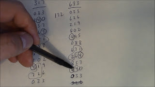 HOW TO PLAY PICK 3 PART 2 PICKING THE NUMBERS [upl. by Ronald]