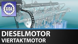 Trailer  Dieselmotor  Viertaktmotor  Physik  Schulfilm [upl. by Maryjo]