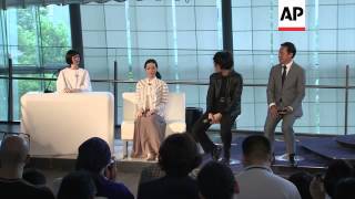 Android expert Hiroshi Ishiguro introduces lifelike robots that will work at science museum [upl. by Lotsyrc214]