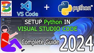 VSCode Installation on Windows Operating System and Add Python Plugin in VSCode [upl. by Hardi992]