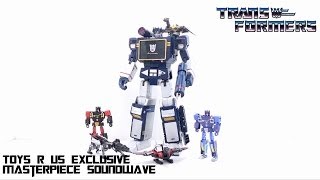 Video Review of the Transformers TRU Exclusive Masterpiece Soundwave [upl. by Yalahs78]