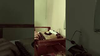 1 min of typewriting typewriters typewriterpoetry [upl. by Ttesil]