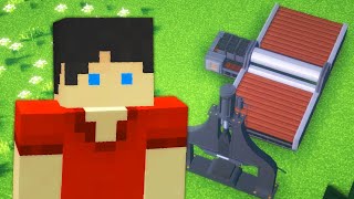 TRAIN BUILDING MACHINES  Minecraft Immersive Railroading Lets Play Episode 3 [upl. by Kraul]