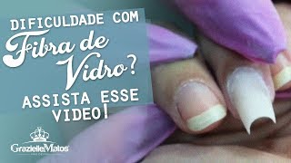 COMO FAZER AS UNHAS DE FIBRA I Saiba como  praticando com a Grazi [upl. by Eidlog]