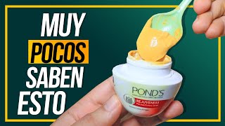 ¡Manchas fuera Así se usa cúrcuma en crema Ponds para una piel impecable [upl. by Yovonnda]