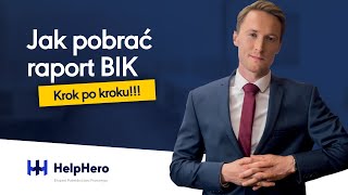 Jak pobrać raport BIK  instrukcja krok po kroku  HelpHeropl [upl. by Okimuy566]