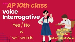 Ienglish grammarIVoiceIInterrogativeIAP 10th classIusefulforall competitive examsIcompetetiveenglish [upl. by Yasui882]