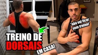 Treino de dorsais em casa [upl. by Enirahtak]