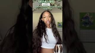 Installing SOKU 34in Lace Front Synthetic Wig [upl. by Leontina]