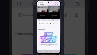 Cara Setting DVR Hikvision Online ke HP cctv cctvcamera hikvision [upl. by Eekcaj959]