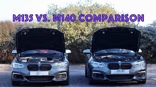 M140 vs M135 Comparison sound races and more [upl. by Eicnahc438]