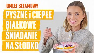 OMLET SEZAMOWY  ciepłe białkowe śniadanie [upl. by Erasmus]