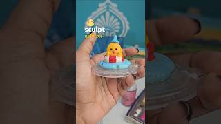 Sculpt with me 🐥✨️ clay clayart resin diy youtubeshorts trending shorts instagram [upl. by Marigolde312]