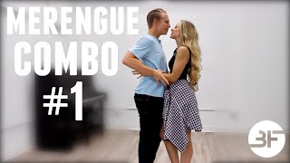 How to Dance Merengue for Beginners  Combination 1 [upl. by Eidas]