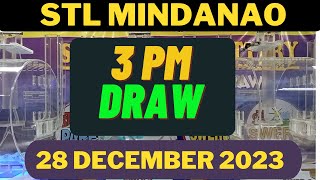 STL Mindanao result today 3pm Live 28 December 2023  Mindanao 3 PM live result [upl. by Barri]