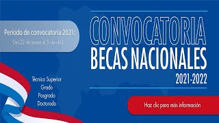 CONVOCATORIA A BECAS NACIONALES 2021 MESCYT [upl. by Kyne]