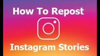 How To Repost Instagram Stories [upl. by Elokin759]