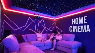 OUR HOME CINEMA ROOM TOUR [upl. by Nortna381]