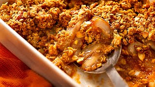 Harvest Pear Crisp Recipe Making Classic Homemade Pear Crisp [upl. by Avram]