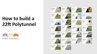 Building a Large Polytunnel 22ft  Step by Step [upl. by Wil]