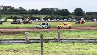 Greenys Run off Funny commentary Wales UKAC Autograss [upl. by Everick797]