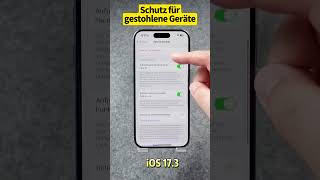 Neu in iOS 173 Schutz für gestohlene Geräte😲Apple bringt DiebstahlSchutz für iPhones raus ios17 [upl. by Cathy]