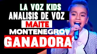 ¿ MAITE GANADORA  VOZ KIDS COLOMBIA 2019  ANALISIS Maite VS Rosangle Abreu [upl. by Ayikahs]