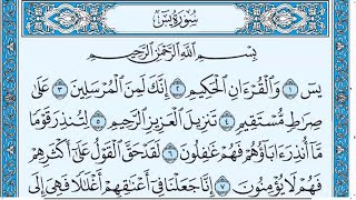 Surah Yaseen Qari Basit  Surah Yaseen Full hd Arabic Text  Yaseen Sharif  Yaseen Surah [upl. by Joed989]