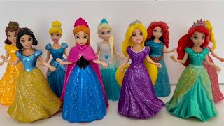 Looking For Disney Princess Mix Rainbow Dress 9 MYSTERY SURPRISES Dolls Satisfying Video ASMR [upl. by Isherwood984]