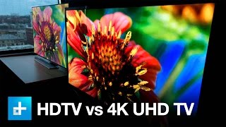 4K UHD TV vs 1080p HDTV  Side by Side Comparison [upl. by Moseley]