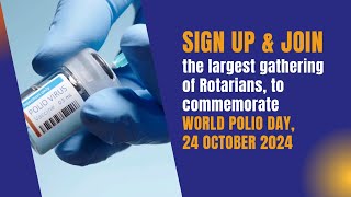 World Polio Day on 24 Oct 2024 [upl. by Bohlin288]