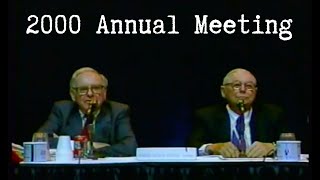 2000 Berkshire Hathaway Annual Meeting Full Version [upl. by Ahsait]