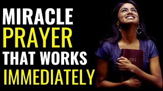 Miracle Prayer That Works Immediately  God Will Surprise You With A Financial Miracle [upl. by Anekam]