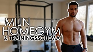 MIJN HUIDIGE TRAININGSSCHEMA amp HOMEGYM LOCKDOWN 2020 [upl. by Ynnohj]