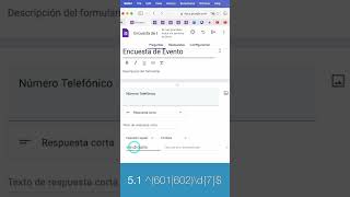 ¡Valida números de teléfono en Google Forms fácil y rápido googleforms [upl. by Suhpesoj]