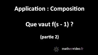 Application  composition  que vaut fs  1  partie 2  réduction [upl. by Magdaia]