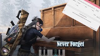 Once Human Midi Piano Player Never Forget  Halo 3 [upl. by Ytteb]