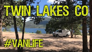 Twin Lakes CO Dispersed Camping  Astro Camper Van  Interlaken Historic Site Hike [upl. by Fatsug928]