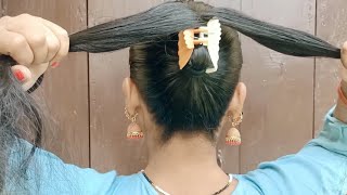 Try This  So Easy And Gorgeous Daily Wear Juda Hairstyle For Ladieshairstyleeasy hairstylebun [upl. by Ranger720]