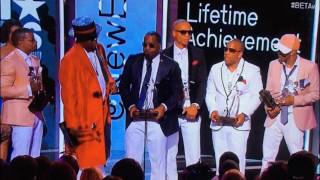 New Edition BET Awards Lifetime Achievement Award 2017 –Tribute Acceptance Speech [upl. by Annahsor]